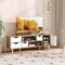 Costway TV Stand for TVs up to 55" with Storage 4 Drawers & 2 Open Shelves for Bedroom